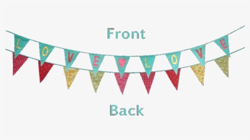 Love Love Bunting Flag Banner   Srcset //cdn - Banner, HD Png Download, Transparent PNG